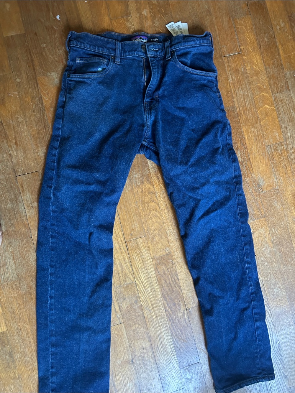 Patagonia Men's Dark Blue Straight-Leg Jeans